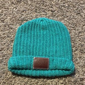 Love Your Melon Kids Turquoise Knit Hat